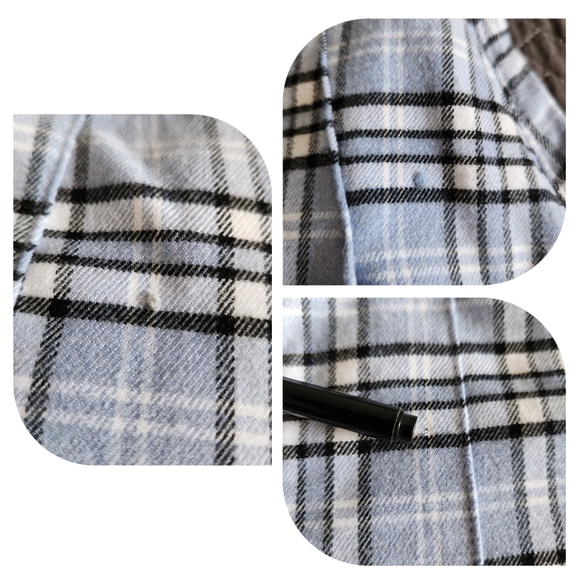 Hollister Ultra High-Rise Junior's Pleated Mini Skirt Light Blue Plaid Sz. Large - Picture 15 of 15